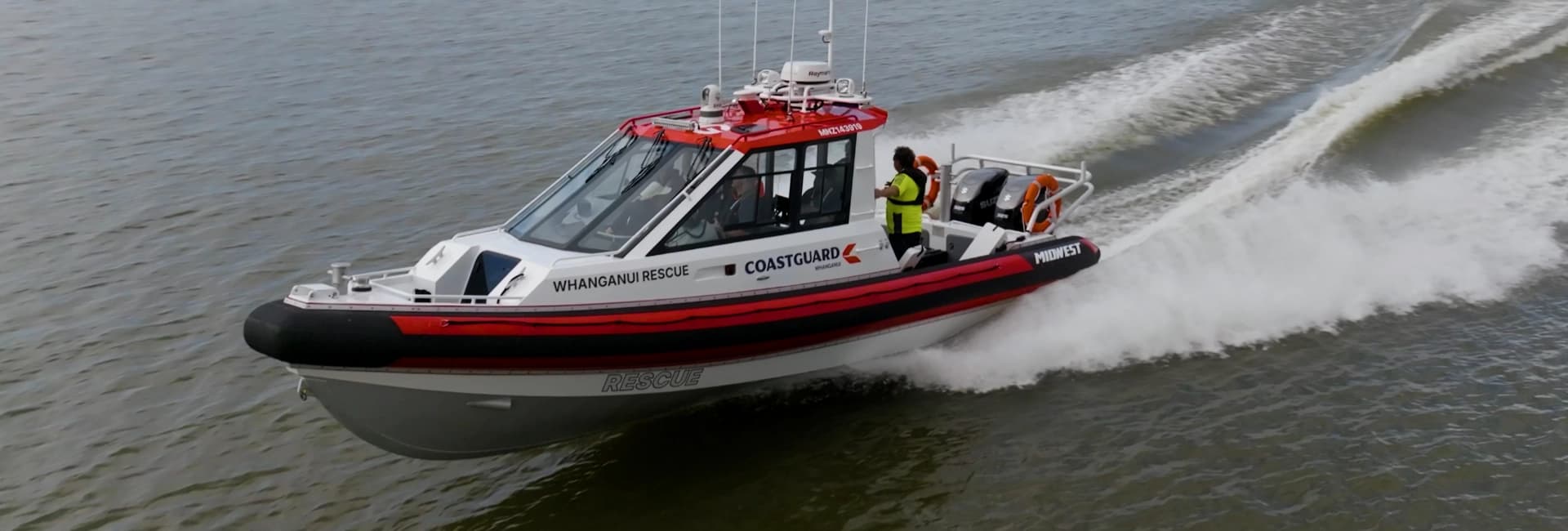 Whanganui Coastguard vessel built by Midwest